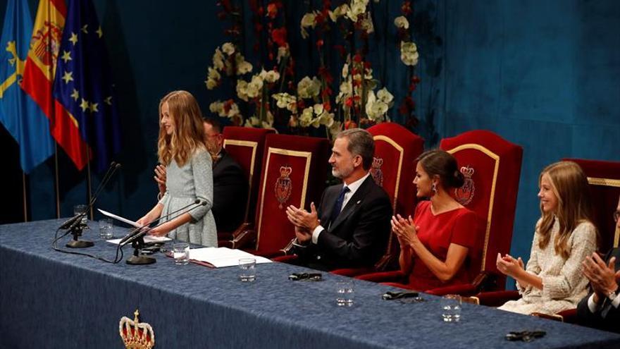 La princesa Leonor se compromete a servir a España con «entrega y esfuerzo»