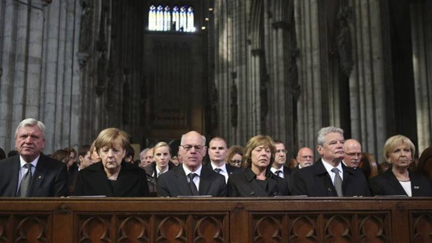 Funeral de Estado en Alemania en memoria de las víctimas del accidente de Germanwings