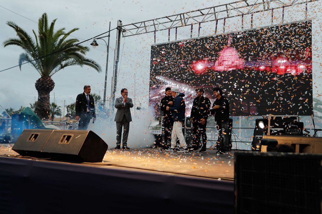 Pedro acosta en el Puerto de Mazarrón