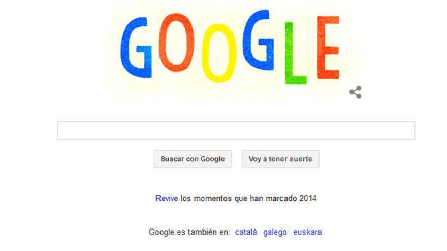 Los temas de tendencia de 2014, el doodle de Google para Nochevieja