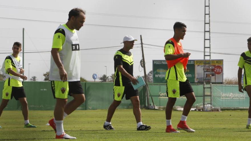 Imagen de un entrenamiento del Elche