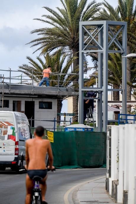 OBRAS ILEGALES CERCA DE LA CHARCA DE MASPALOMAS