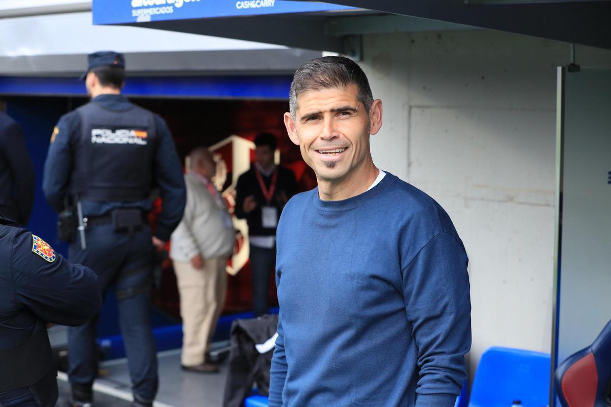 Antonio Hidalgo en el Huesca-Deportivo