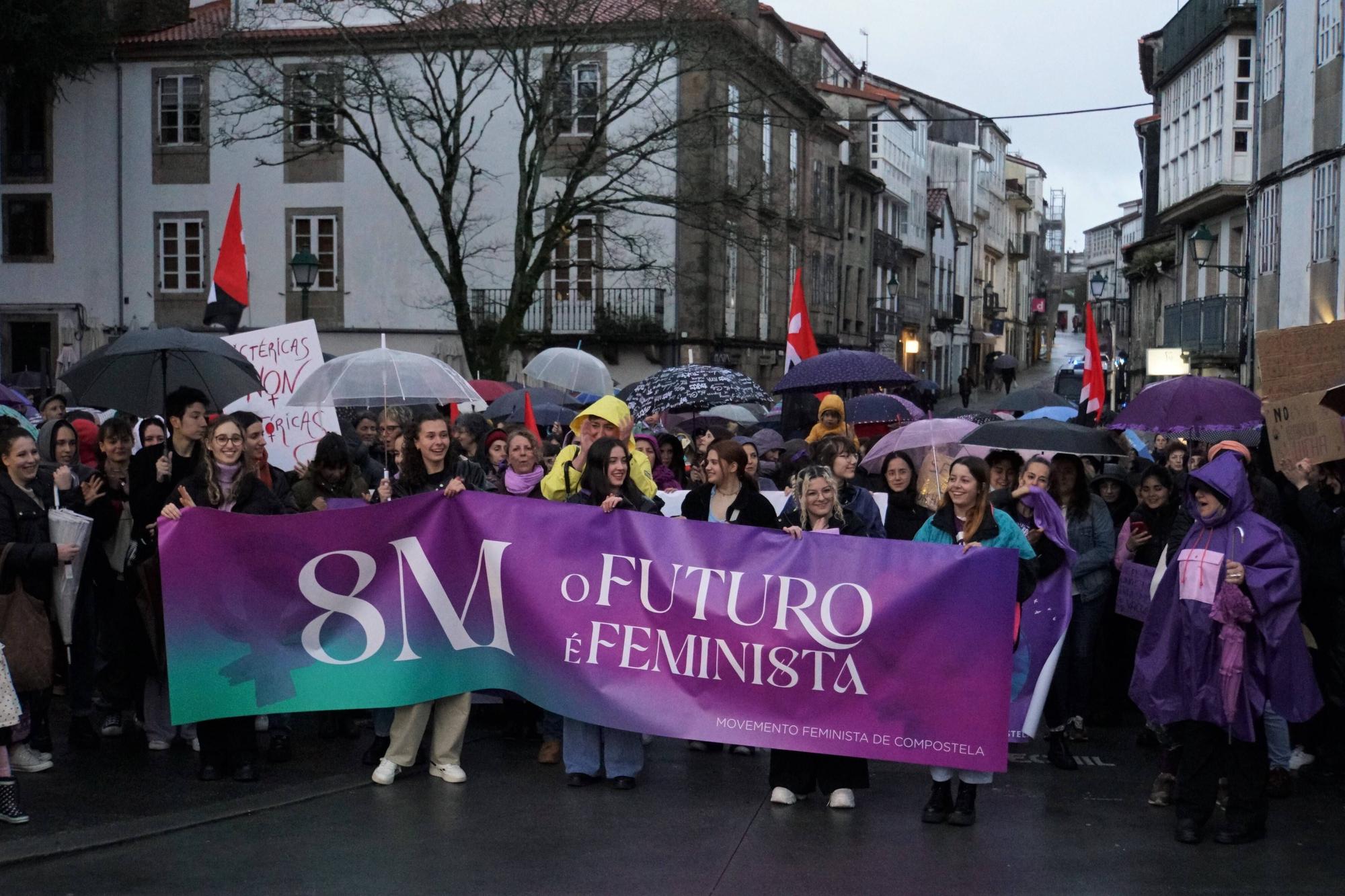 Manifestaciones 8M en Santiago de Compostela