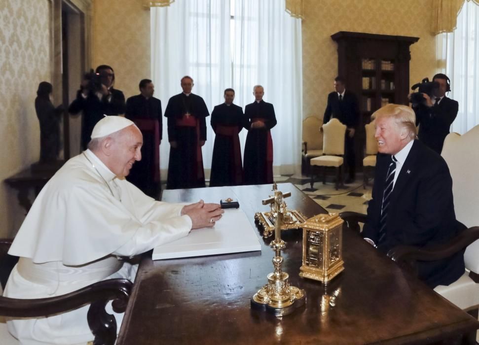 Encuentro de Trump y el Papa en el Vaticano