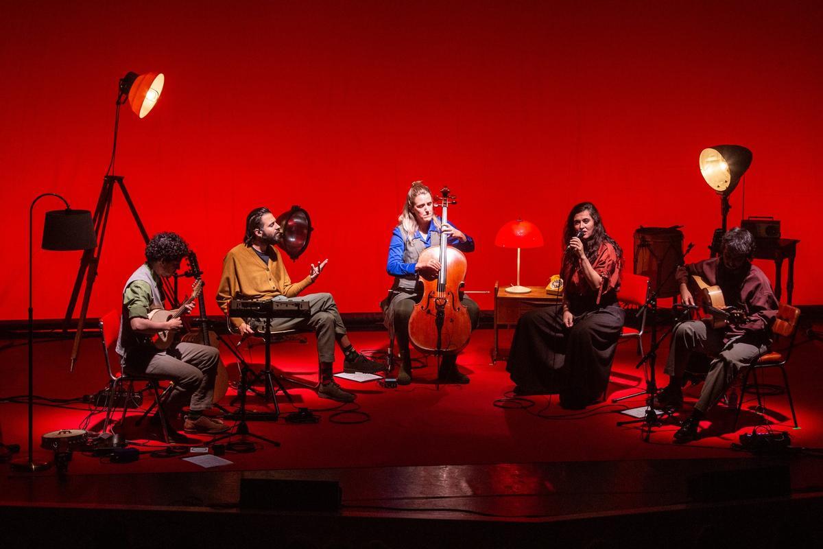 Sílvia Pérez Cruz y Salvador Sobral el año pasado en el Auditorio de Zaragoza.