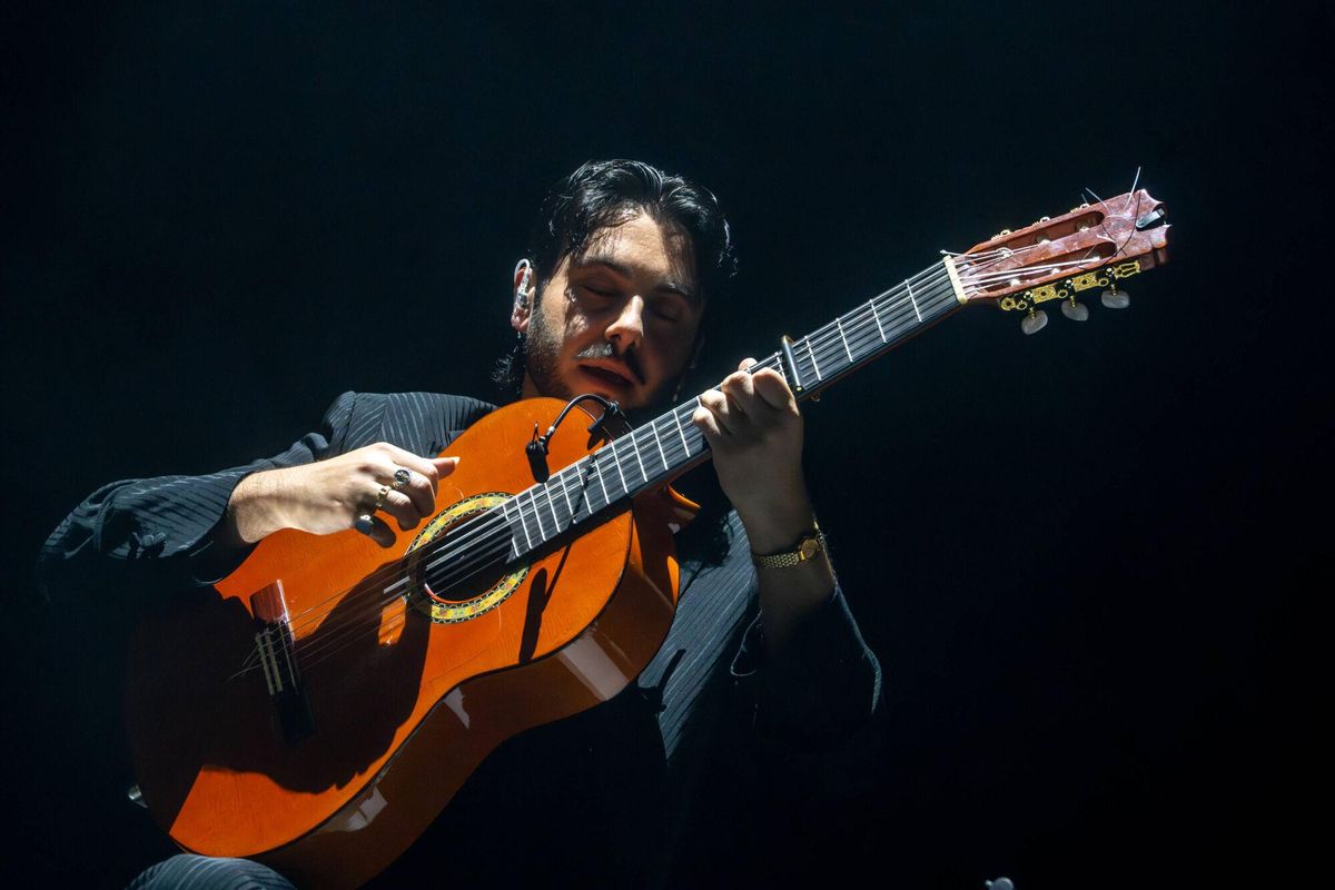Yerai Cortés y su guitarra, en la última jornada del Sónar.