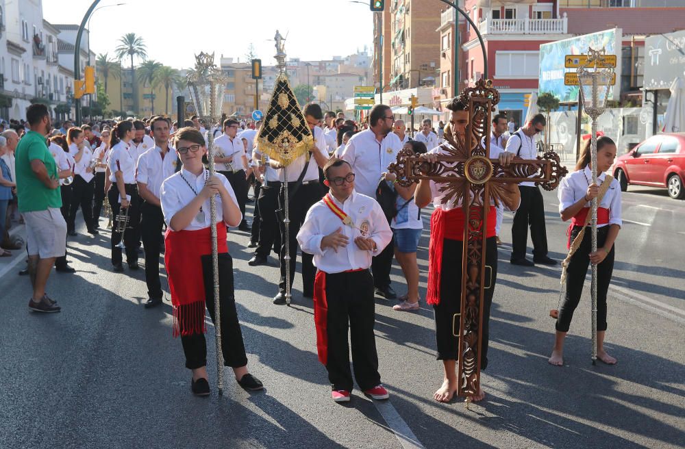 El Perchel, Huelin y la Malagueta celebran las procesiones del Carmen