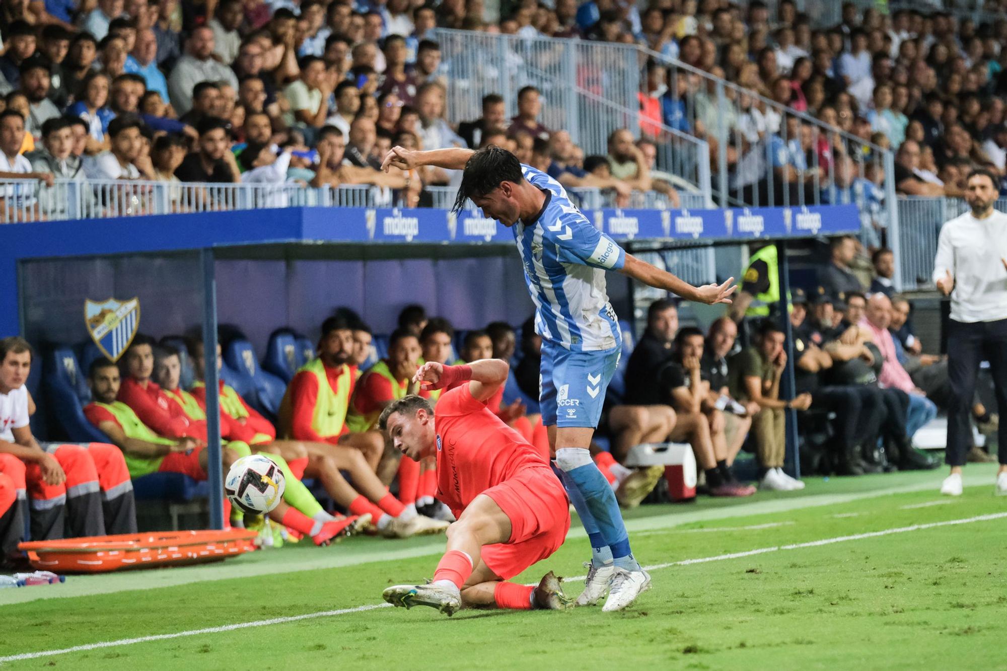 El Málaga CF - FC Andorra, en imágenes