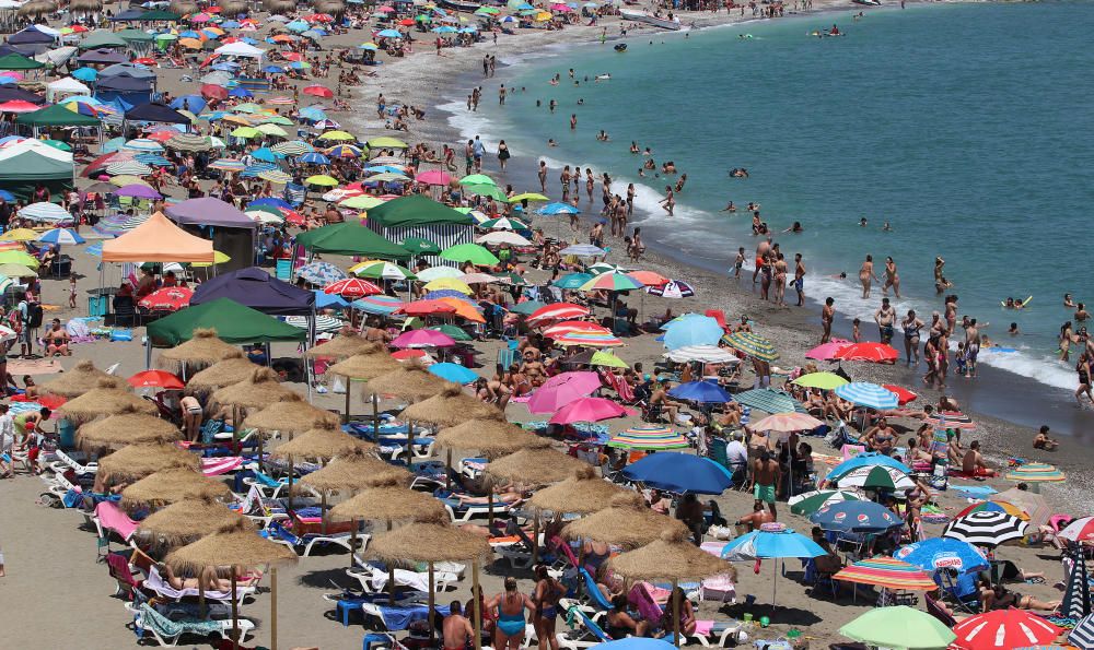 A dos semanas del inicio del verano, La Malagueta, La Misericordia y Sacaba presentaron una gran afluencia de bañistas por las altas temperaturas en la ciudad