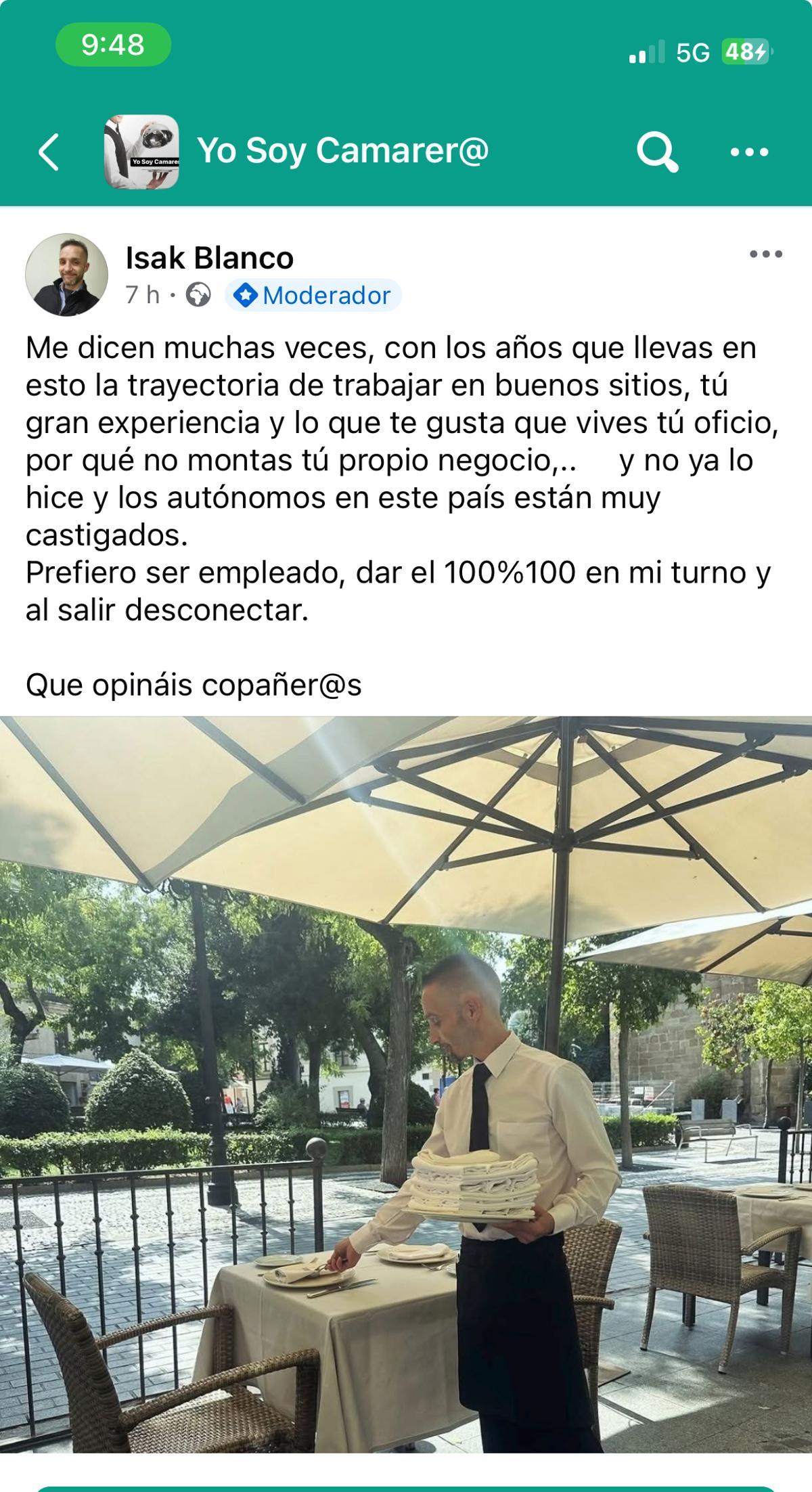 La publicación del camarero cacereño.