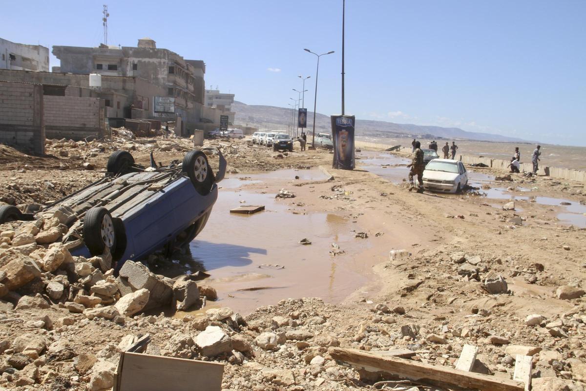 Libia, en ruinas tras las devastadoras inundaciones