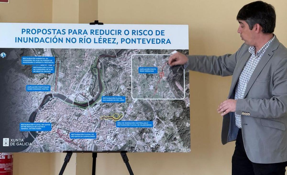 El director de Augas de Galicia, Roi Fernández. | G.S.