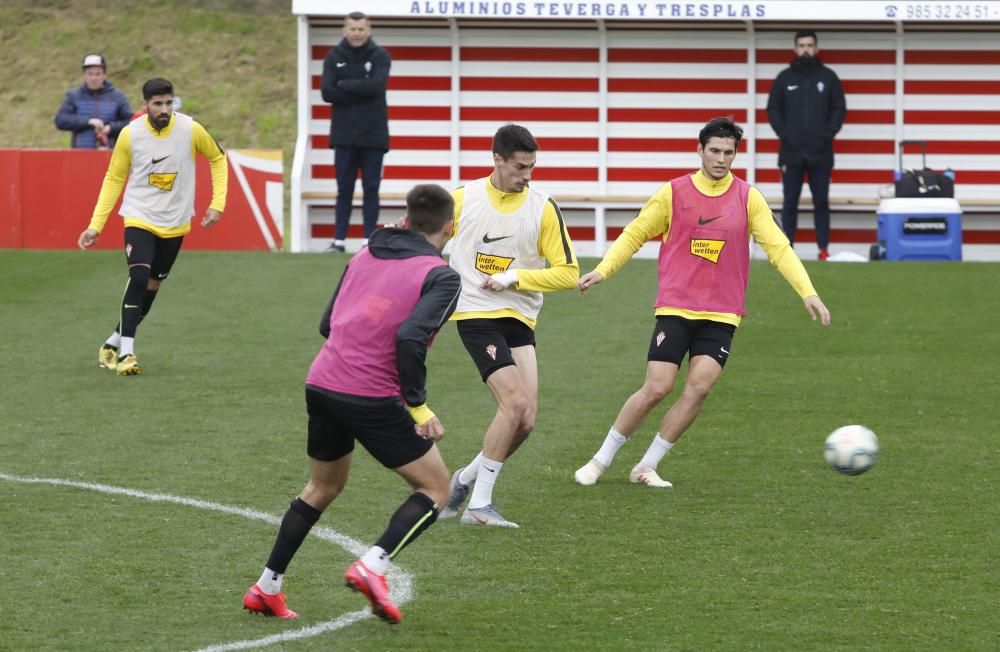 Entrenamiento del Sporting