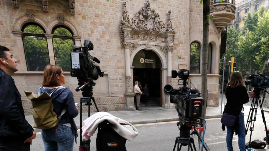 La Diputación de Barcelona, uno de los lugares inspeccionados.