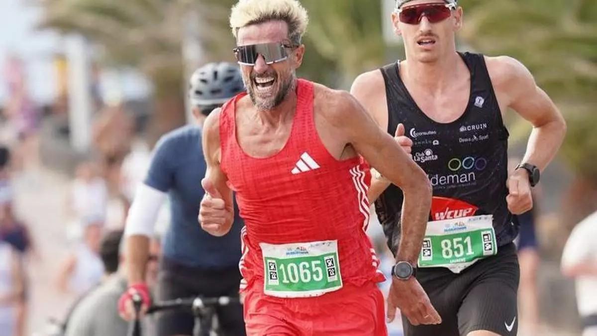 Martínez (1065), en la cita de diez kilómetros del Maratón de Lanzarote.
