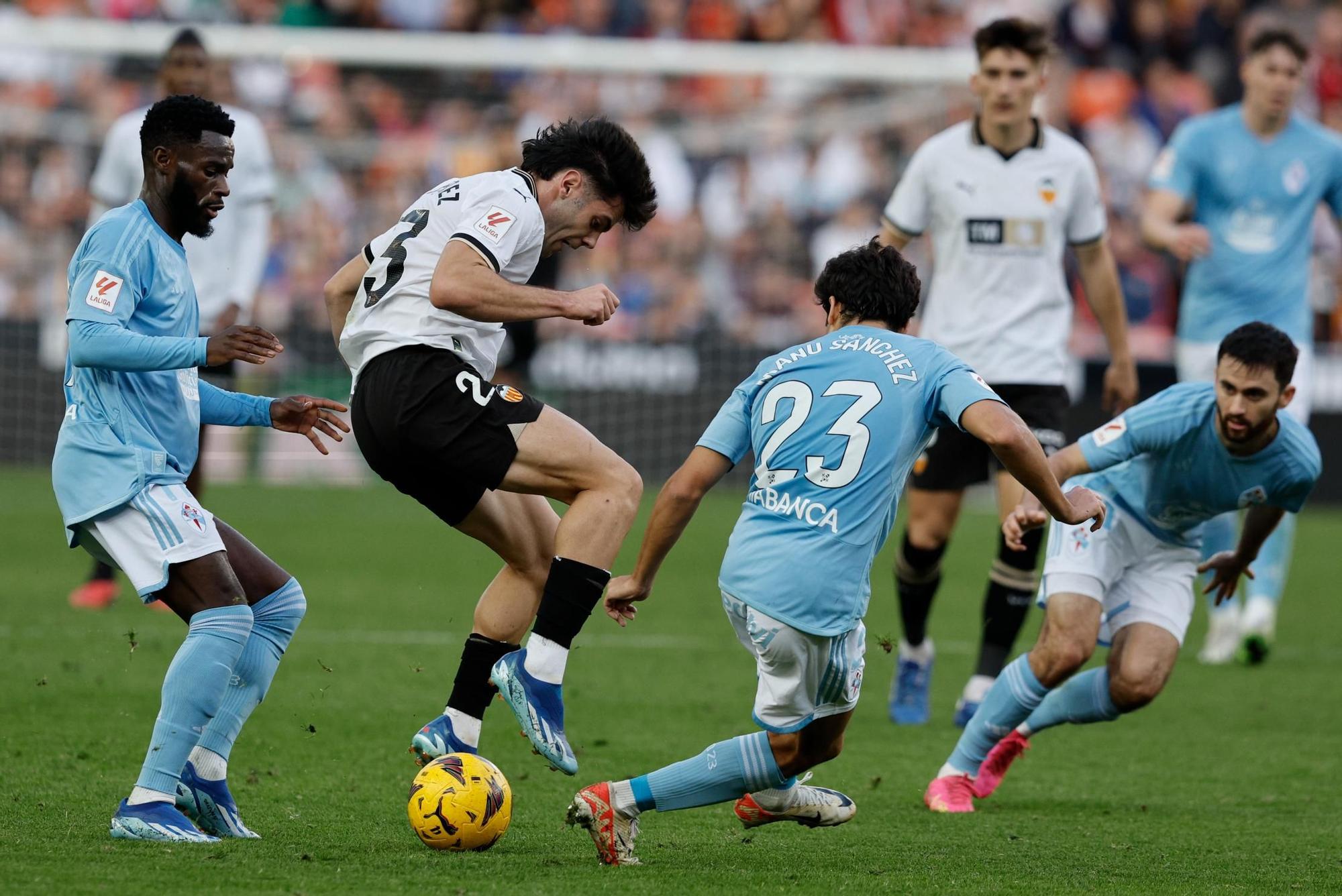 Las mejores imágenes del Valencia-Celta