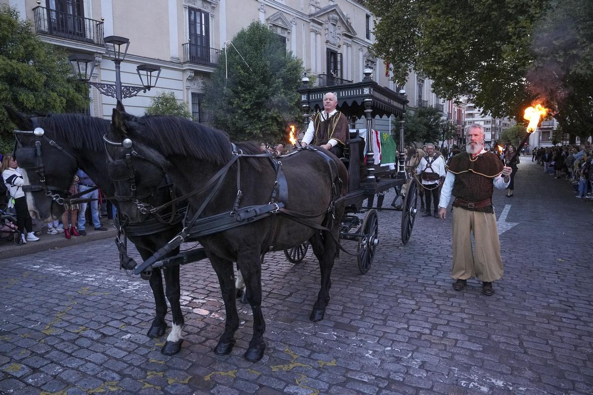 Recreación anual del funeral por las calles de Valladolid
