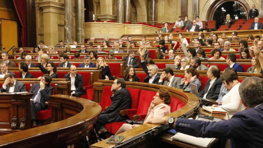 Un ple del Parlament, imatge d&#039;arxiu