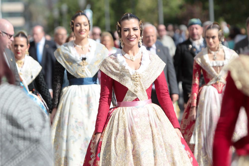 Homenaje a la Senyera de la agrupación de Fallas del Marítim