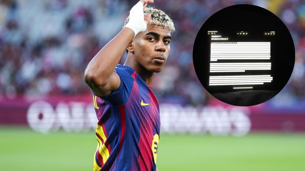 Lamine Yamal preocupa a sus aficionados con un texto en sus historias