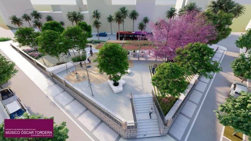 Así se prevé que quede la plaza tras su reurbanización