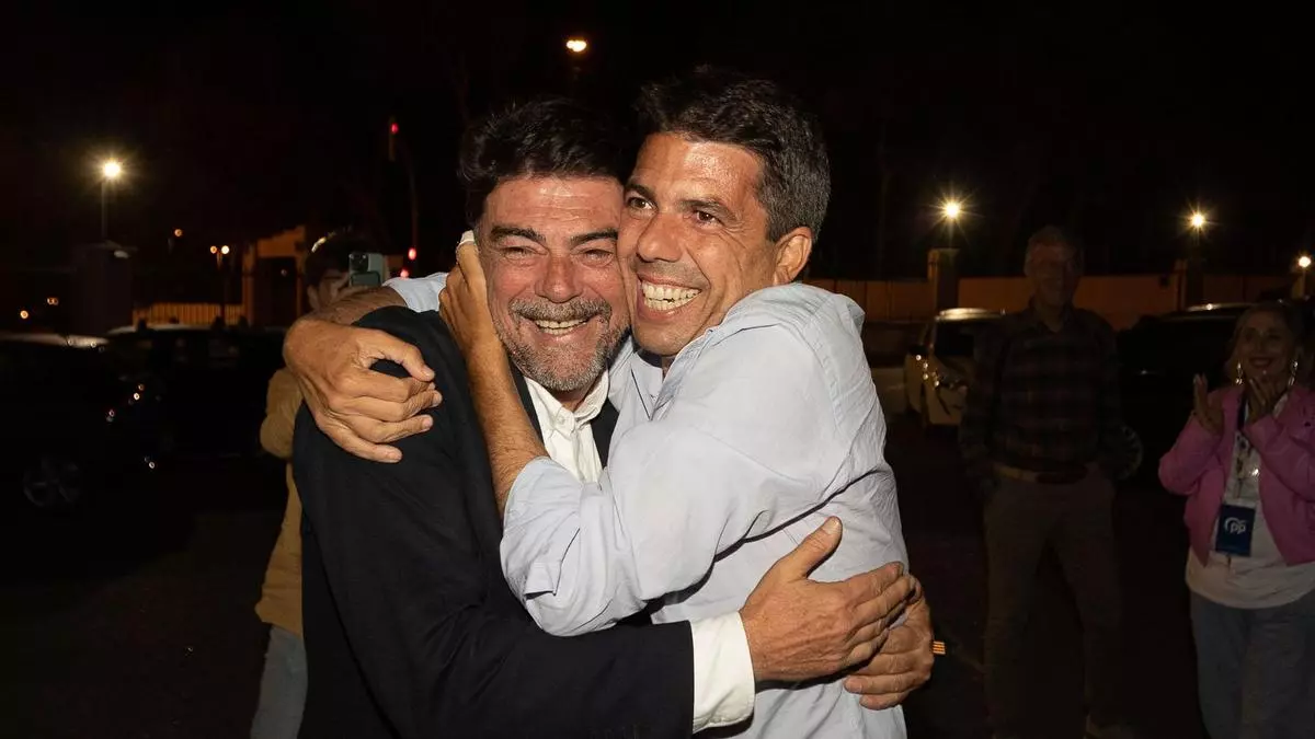 Mazón se marca como objetivo "un gobierno estable y para todos" en la Comunidad Valenciana
