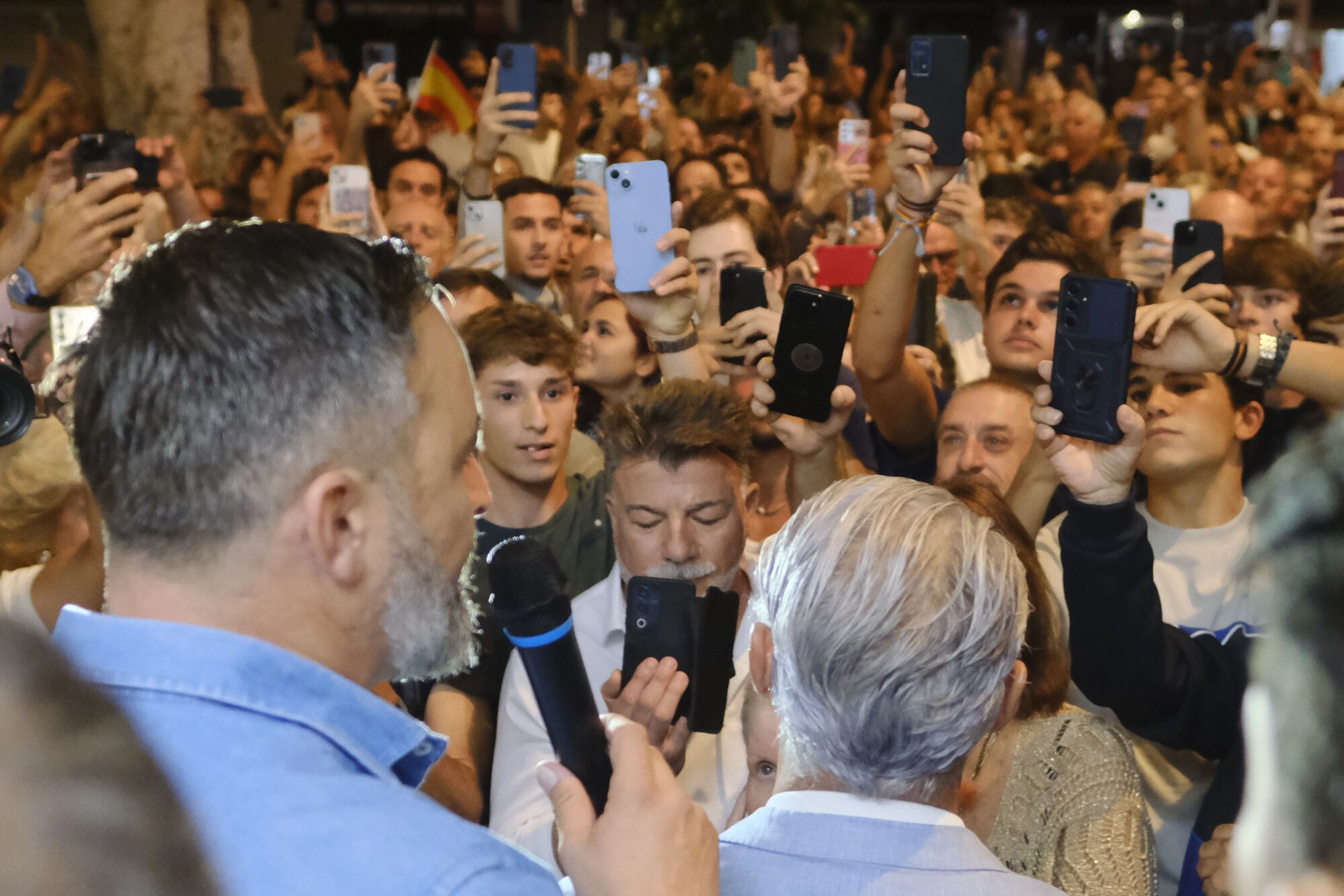 Acto de Santiago Abascal en el Círculo Mercantil