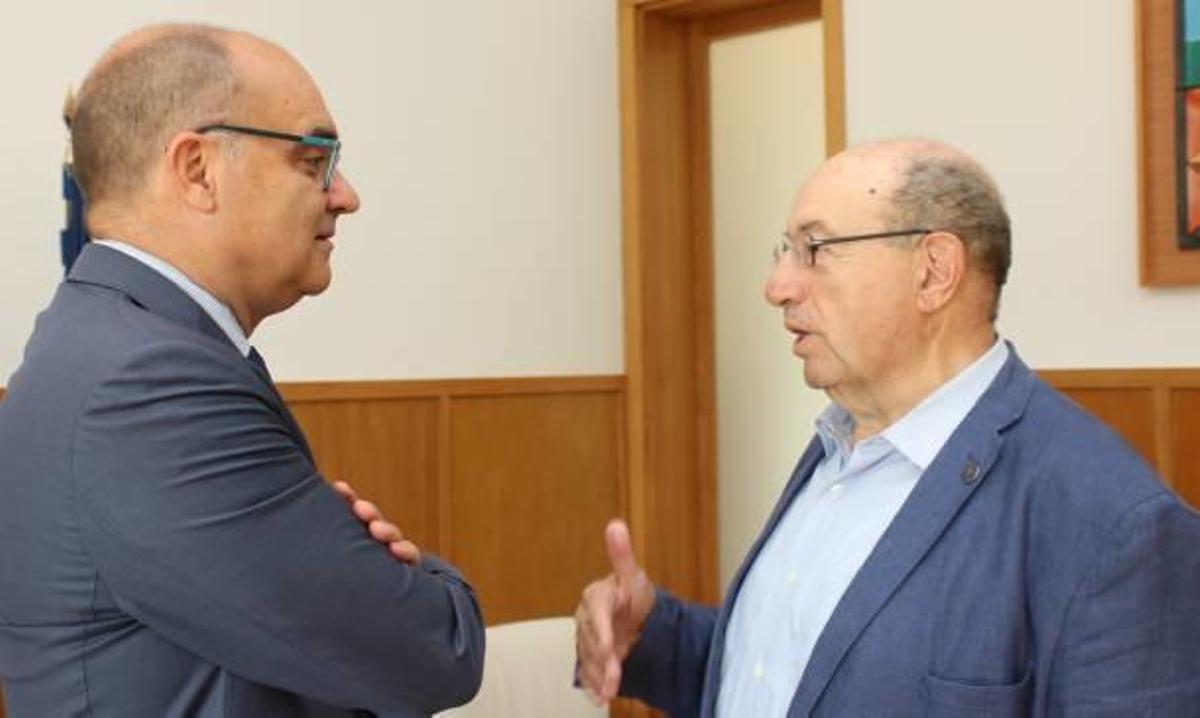 Palomar y Ordóñez ayer tras el nombramiento.
