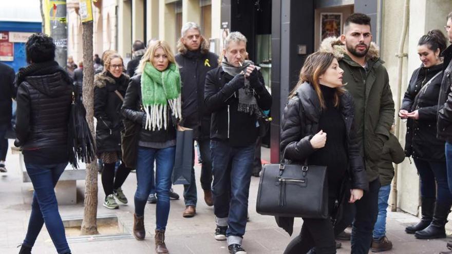 Imatge dels carrers de Manresa.