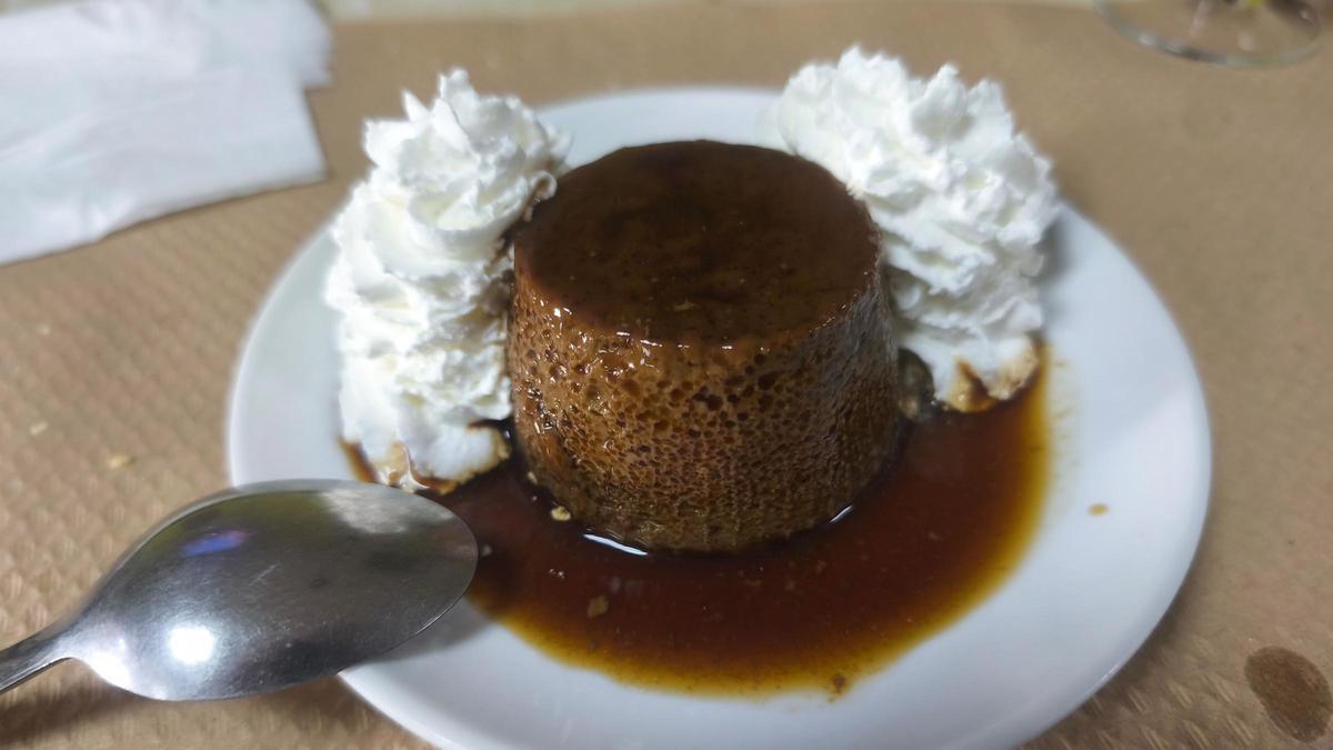 Flan de café de Granja Ca l'Avi.
