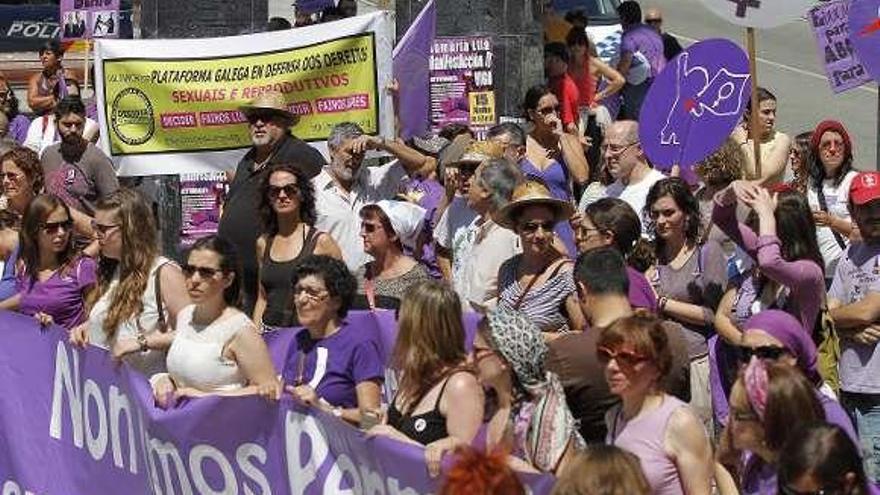 Clamor en Vigo contra la reforma de la ley del aborto