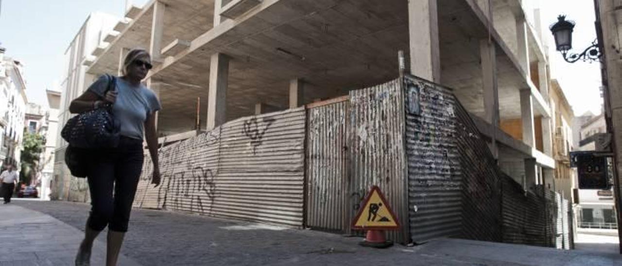 Obras paralizadas desde hace años en el Casco Antiguo y que, según Urbanismo, está previsto que se reanuden en breve