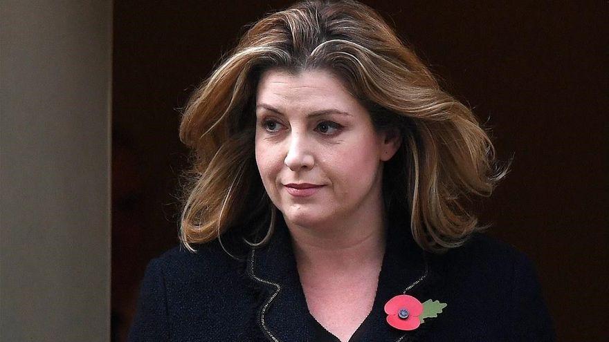 Penny Mordaunt, a la salida del 10 de Downing Street, en Londres, el 9 de noviembre.