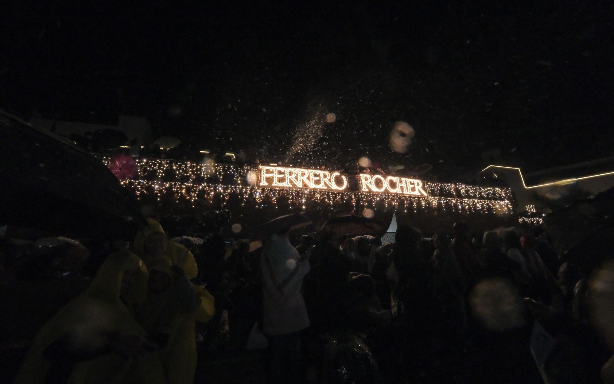 Encendido navideño de Tejeda