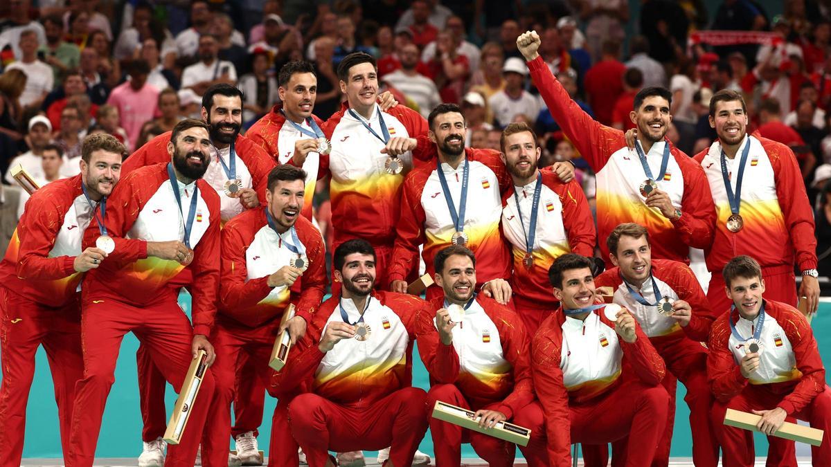 El balonmano español se cuelga la medalla de bronce en París 2024
