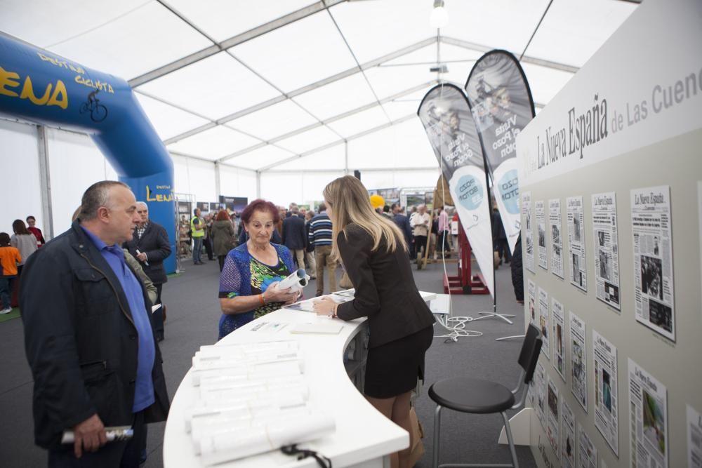 Inauguración de la feria de turismo minero en el pozo Sotón de Hunosa