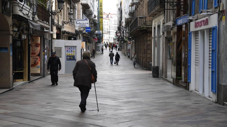 La Policía Nacional evita que un varón se quite la vida en el centro de A Coruña