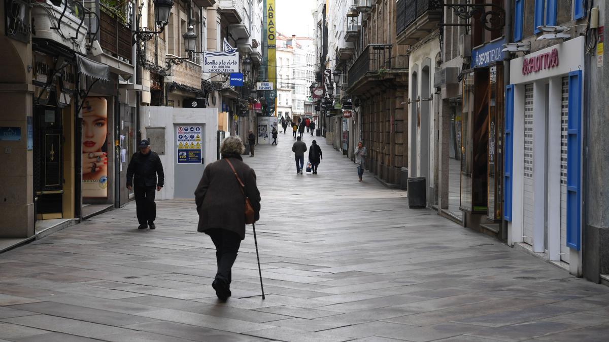 Calle Real, en A Coruña