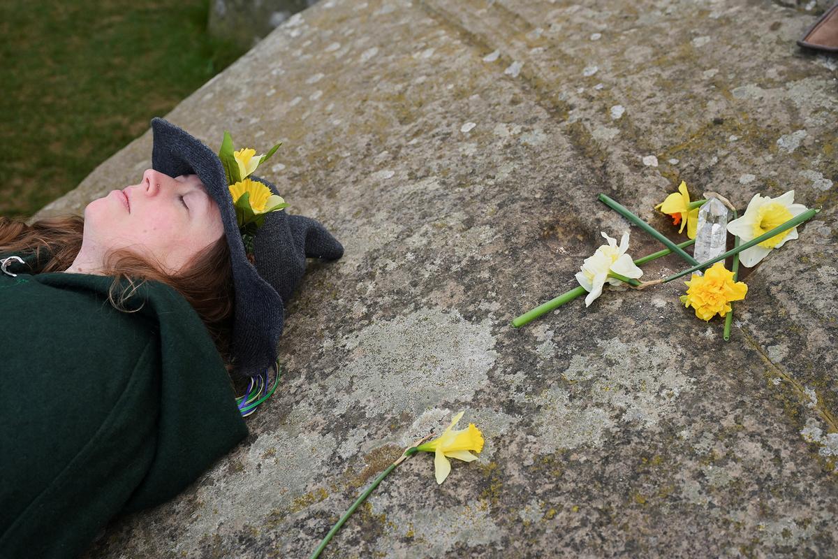Celebración del equinoccio de primavera en Stonehenge
