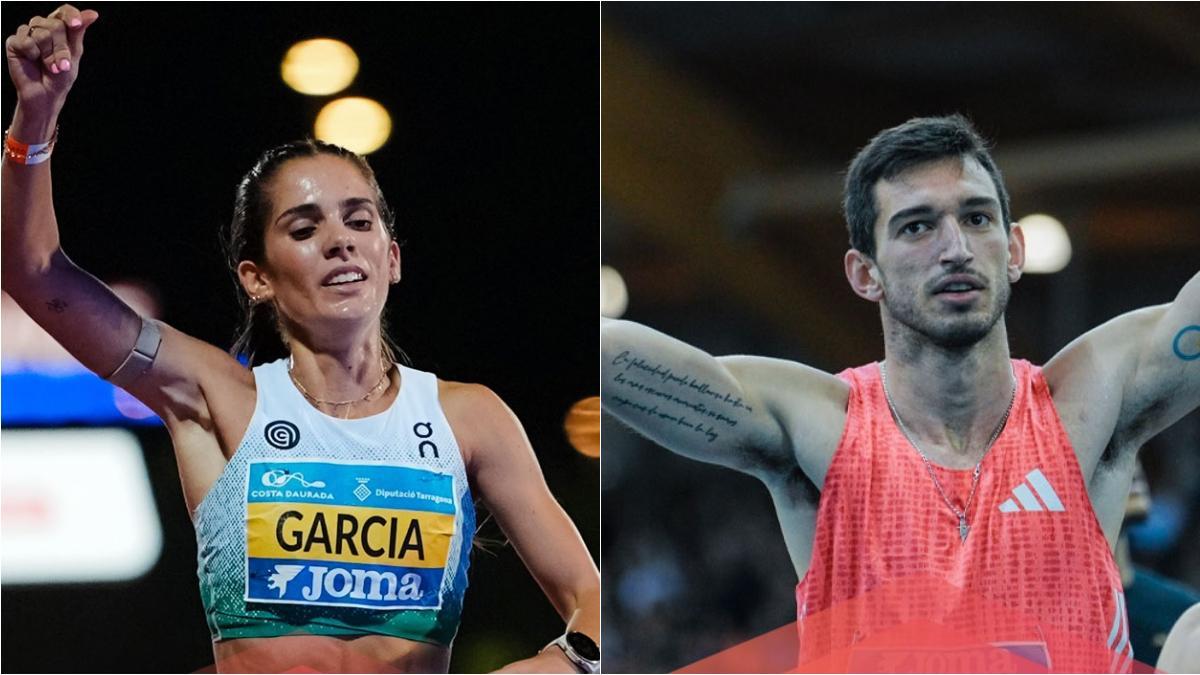 Marta García y Quique Llopis, dos estrellas del atletismo español