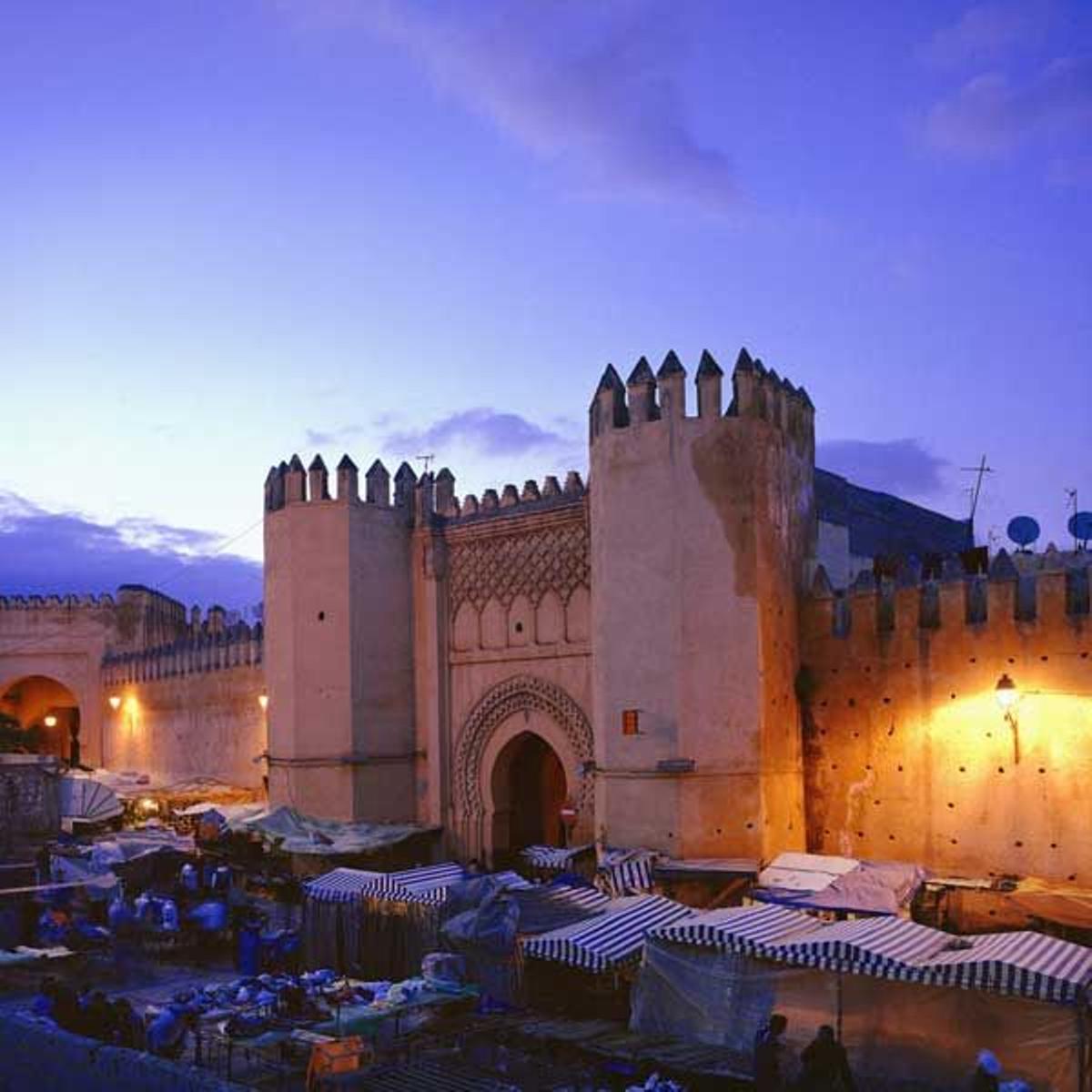 Exterior de la puerta Bab Chorfa de la Medina Fez el Bali