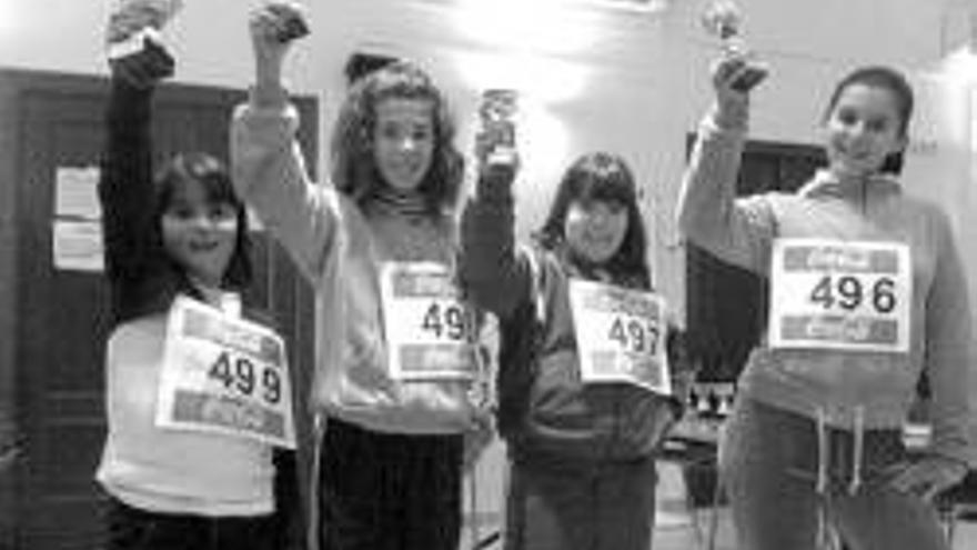 Ganadoras de la San Silvestre de Santiago del Campo