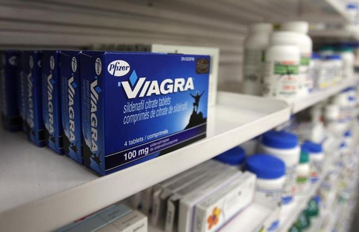 Capses de Viagra en una farmàcia de Toronto.