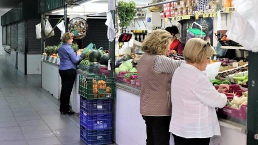 El Mercado de Abastos al principio de semana.