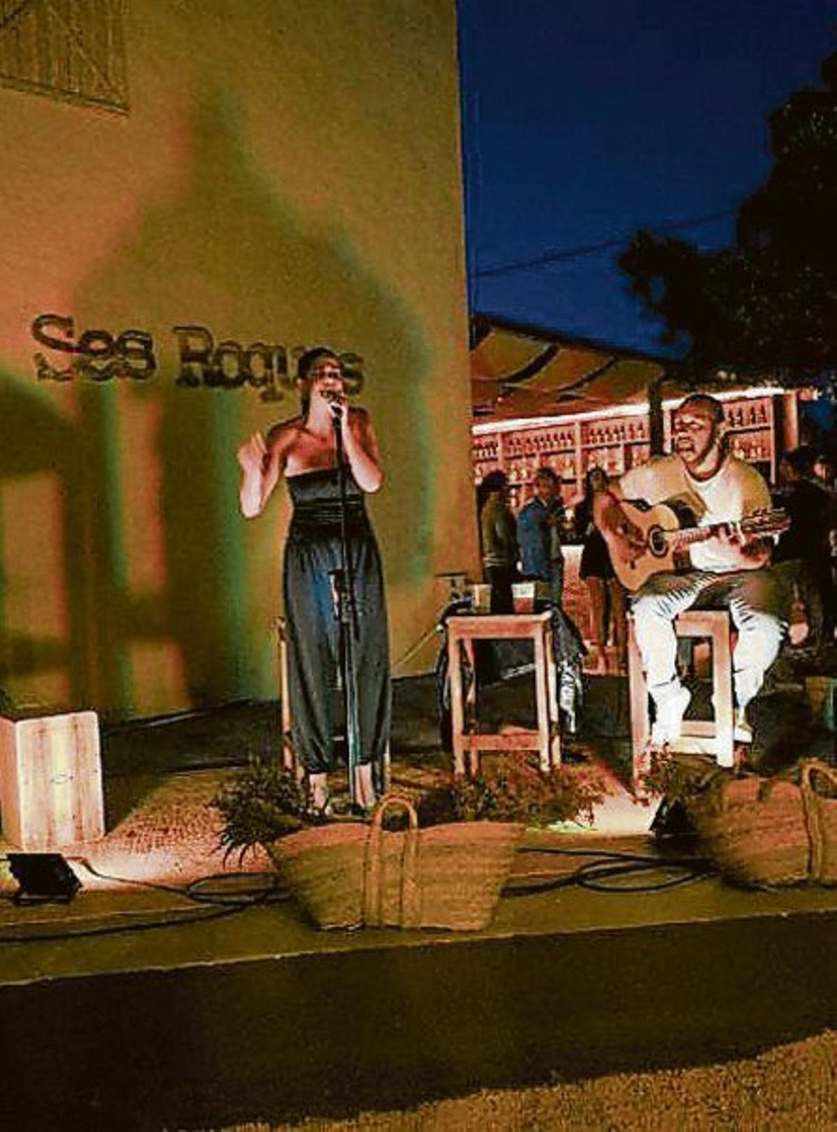 Music takes centre stage at night.