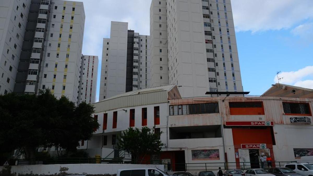 Vista general de Tres Palmas.