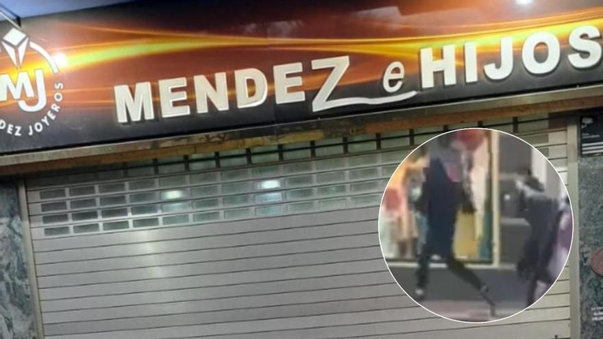 Atraco de una joyería en Vecindario