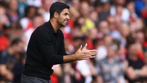 Mikel Arteta, entrenador del Arsenal.