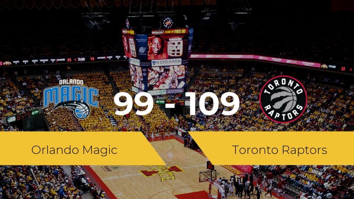 Victoria de Toronto Raptors en el Visa Athletic Center ante Orlando Magic por 99-109